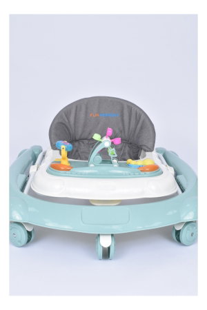 مشاية اطفال فان مومونت، قابلة للتعديل، مزودة بألعاب - اخضر product image 2