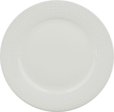 طقم سفرة بورسلان السيف غاليري، 24 قطعة، منقوش، دائري - ابيض product image 4