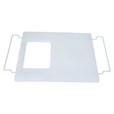 لوح تقطيع بلاستيك السيف غاليري، بمصفاة - أبيض product image 6