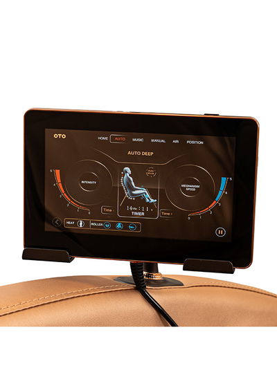 كرسي مساج فاخر ميموري فوم باك كومفورت، 85.6x146x127.5 سم - ذهب product image 6