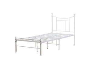 سرير حديد مفرد، 100×90×190 سم - ابيض product image 2