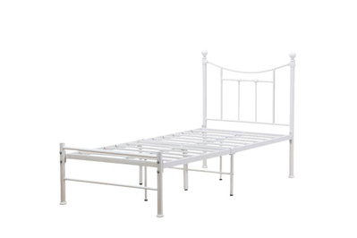 سرير حديد مفرد، 100×90×190 سم - ابيض product image 2