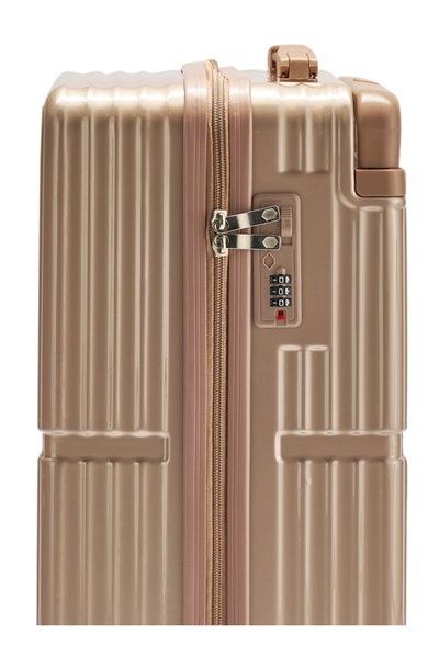 طقم شنط سفر بولي كربونات ليمرا، 20 24 بوصة، 4 عجلات، بزاوية 360 درجة، OT-9002 - ذهبي product image 6