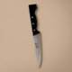Steel knife with plastic handle, 7 inches - black product image 1