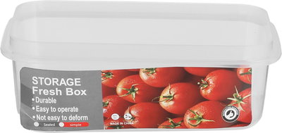 طقم علب تخزين بلاستيك السيف غاليري، 15x10x6 سم، 2 قطع، مستطيل - شفاف product image 5