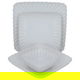 Al Saif Gallery Porcelain Dinner Set, 24 Pieces, Square Shape - White product image 1