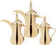 طقم دلال استيل السيف، 3 قطع - ذهبي product image 2