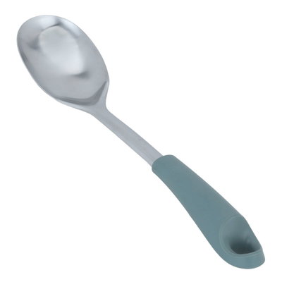 Al Saif Gallery steel spoon, with silicone handle - green product image 2