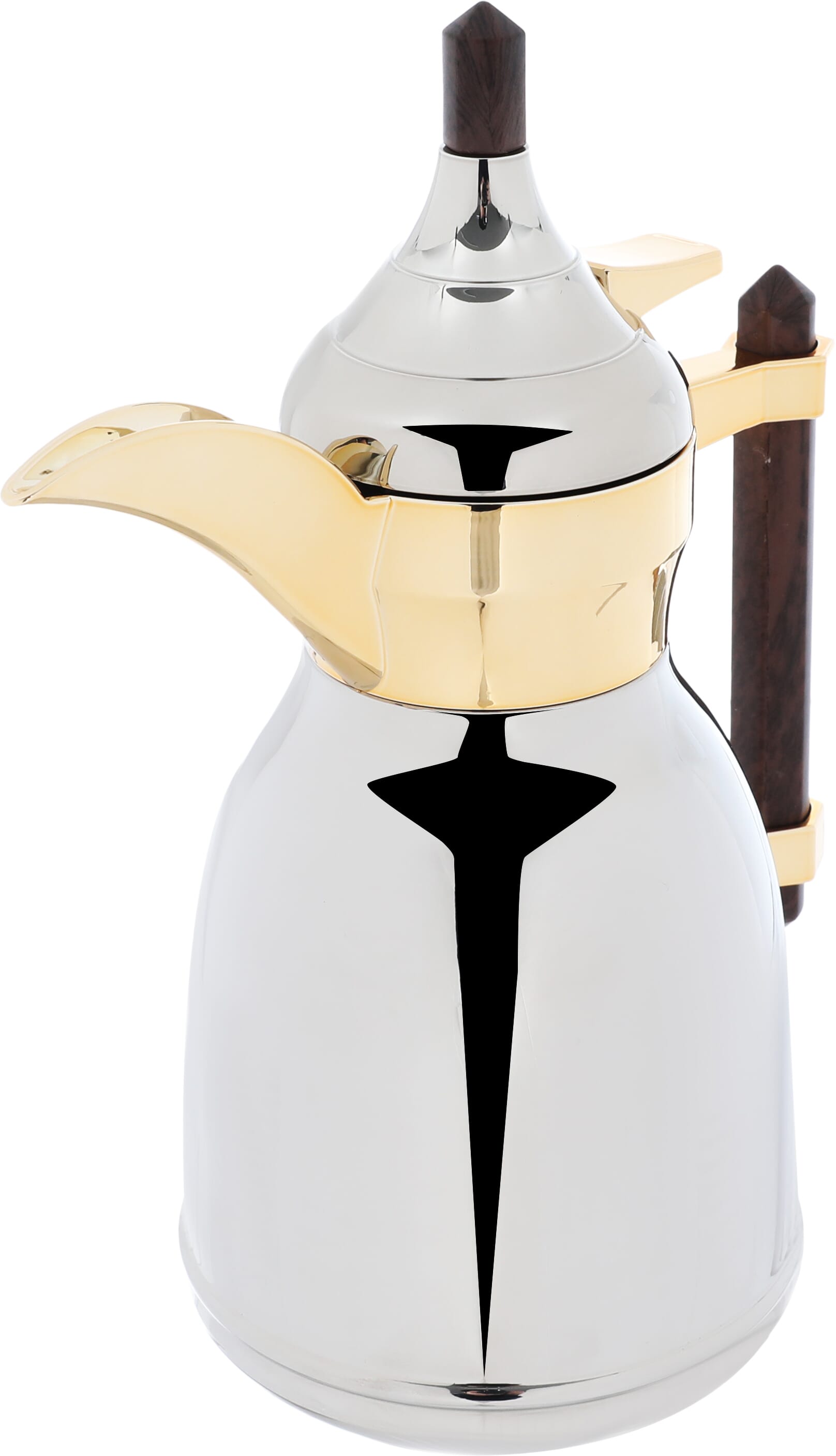 دلة شهد استيل السيف غاليري، 350 مل، بيد خشبي - فضي product image 3