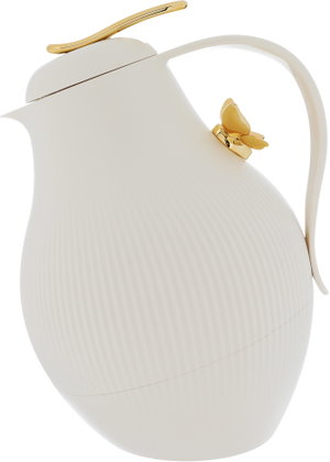 Al Saif Gallery Dora thermos, 1.5 liters, thermal glass inner container, plastic outer shell - white product image 2
