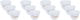 Arcopal Al Saif Gallery Arabic coffee cups set, Korean, spike pattern, 12 pieces - white product image 1