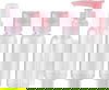 Saifso Plastic Travel Bottle Set, 50ml, 4 Pieces, with Case - Clear Pink product image 1