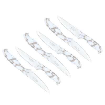 طقم سكاكين استيل السيف غاليري، 6 قطع - ابيض product image 2