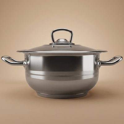 قدر استيل هايتشفر، 2.5 لتر، 18×10 سم - فضي product image 1