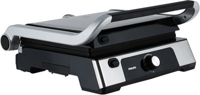 شواية كهربائية فيليبس، 2200 واط، 3 مستويات حرارة، شاشة ديجيتال، HD6301/90 - فضي اسود product image 3