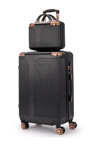 Limra ABS Luggage Set, 6 Sizes, 4 Wheels, 360 Degree Rotating, OT-501963 - Black product image 2