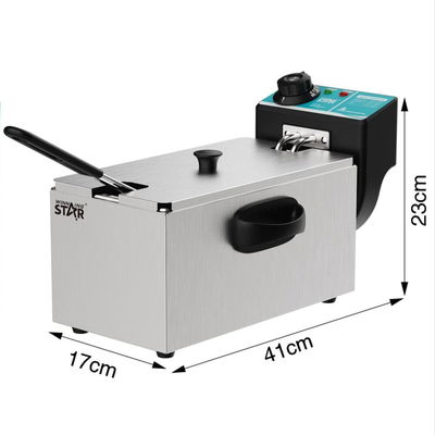 قلاية زيت كهربائية ويننج ستار، 4 لتر، 2000 واط، ST-9203 - ابيض product image 6