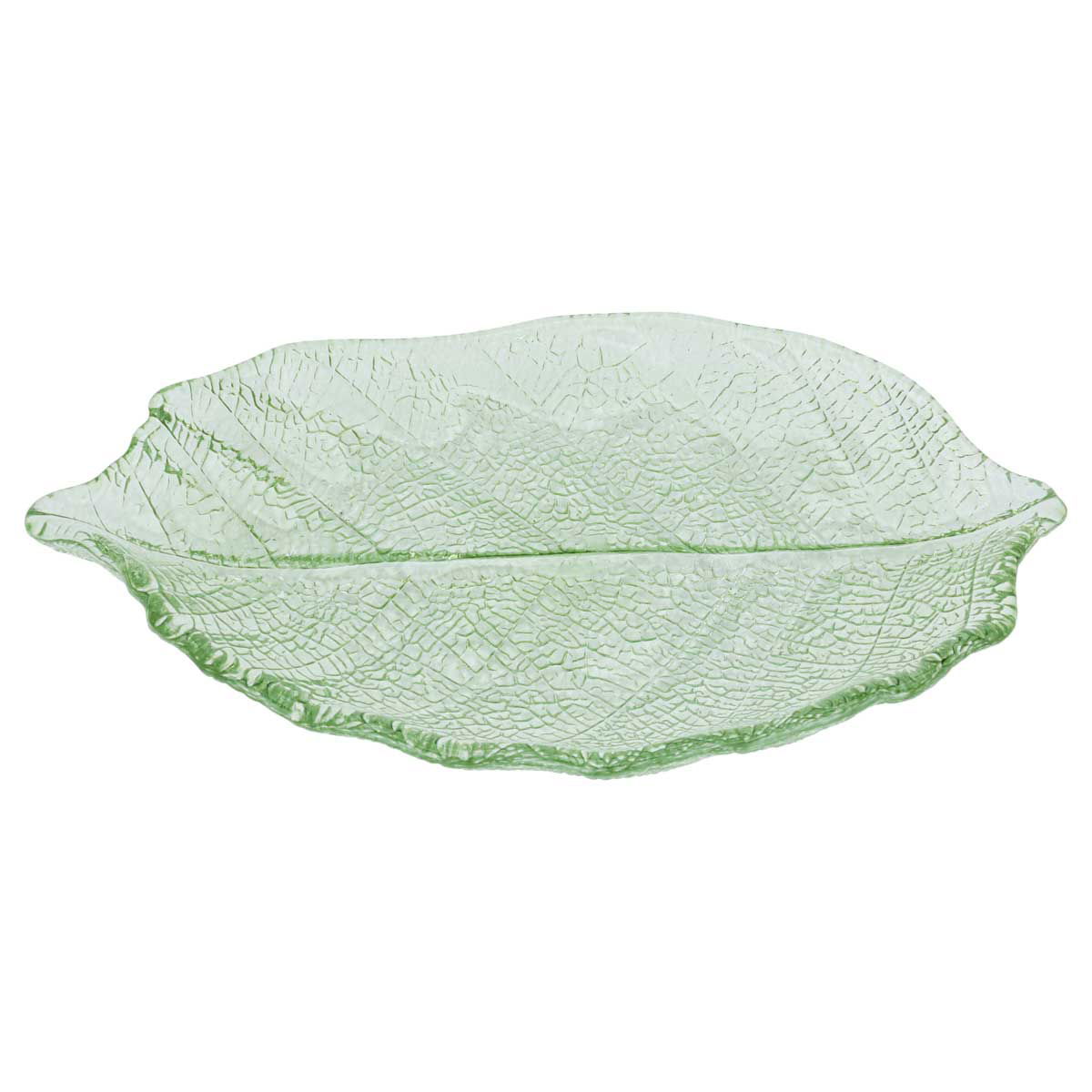 Al Saif Gallery Glass Serving Plate, 28X28X2 Cm - Green product image