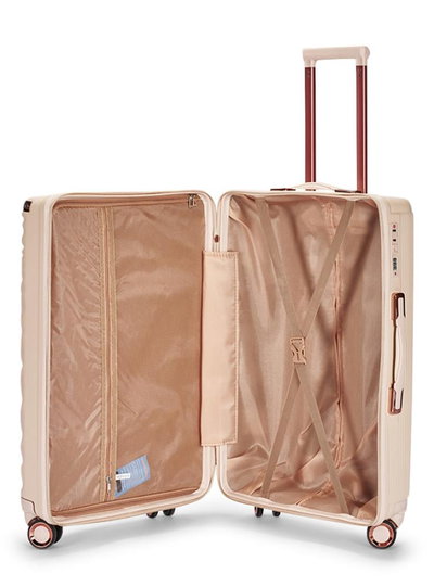 LIMRA Luggage Set, 4 Wheels, 4 Bags, Zipper Closure, 360° Rotating, WM-161 - Beige product image 5
