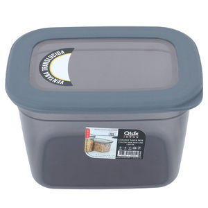 Al Saif Gallery Plastic Storage Box, 1.3 Liter - Transparent Grey product image 2
