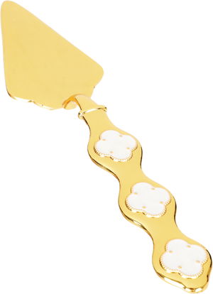 طقم ملاعق خدمة كيك استيل دانيا، 2 قطعة - ذهبي فضي product image 3