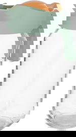 جيك زجاج هيرفين، 0.66 لتر، مزخرف بنقش ورد - شفاف اصفر product image 3