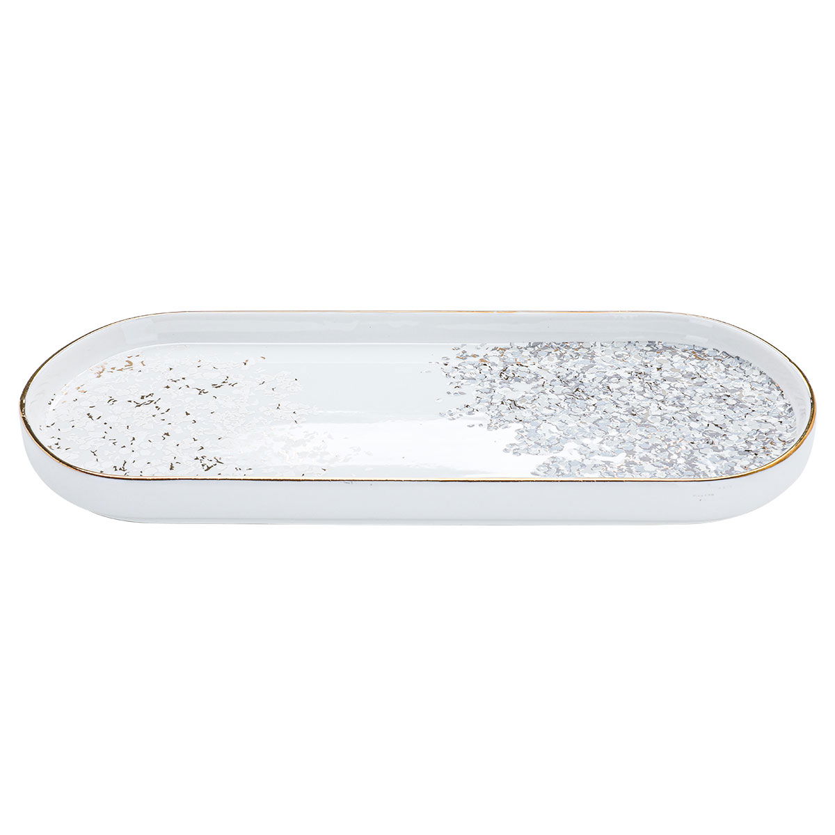 Al Saif Gallery Porcelain Serving Plate, 31X14X2 Cm - White product image