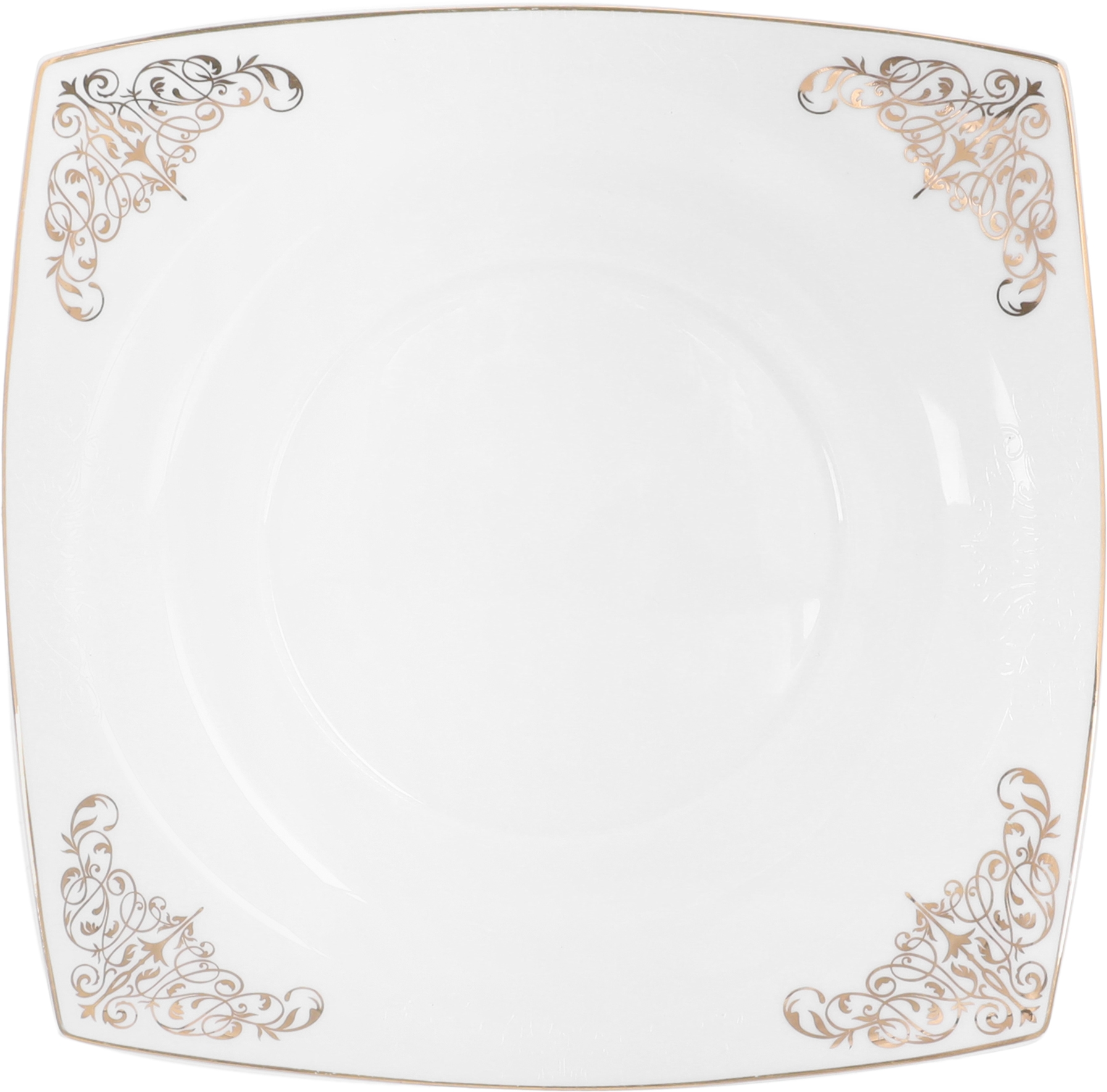 طقم سفرة بورسلان دانيا، 77 قطعة - ابيض ذهبي product image 13
