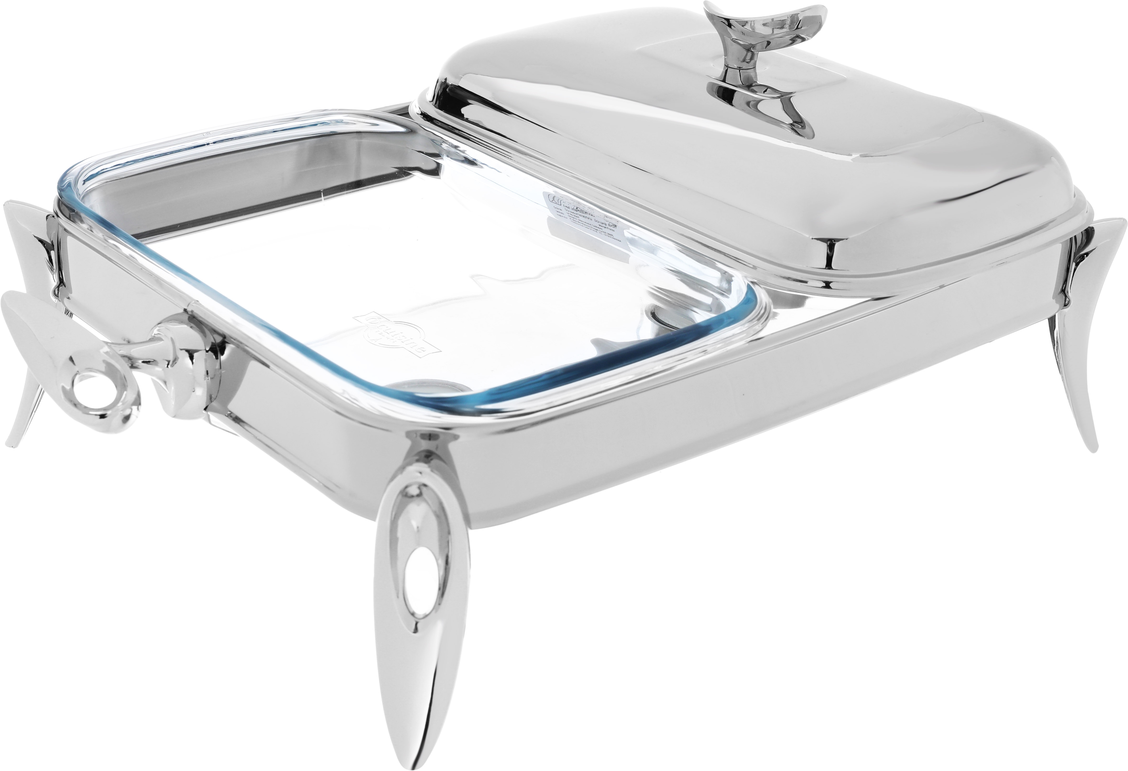 Saif Gallery Double Steel Buffet Warmer, 2 Compartments - Silver product image 3