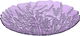 Al Saif Gallery glass serving plate, 28 cm, round - purple product image 1