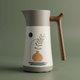 Al Saif Gallery thermos, 0.35 liters, steel inner container, steel outer shell - white grey product image 1