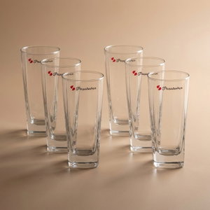 طقم كاسات تمبلر زجاج باشاباتشي، 6 قطع، 290 مل - شفاف product image