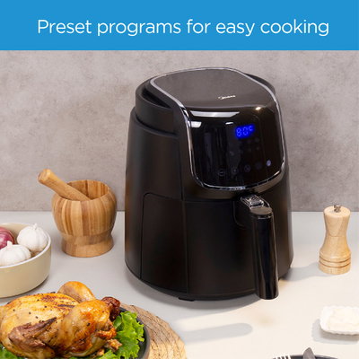 Midea Air Fryer, 1500 Watt, 4.76 Liter, Digital - Black product image 11
