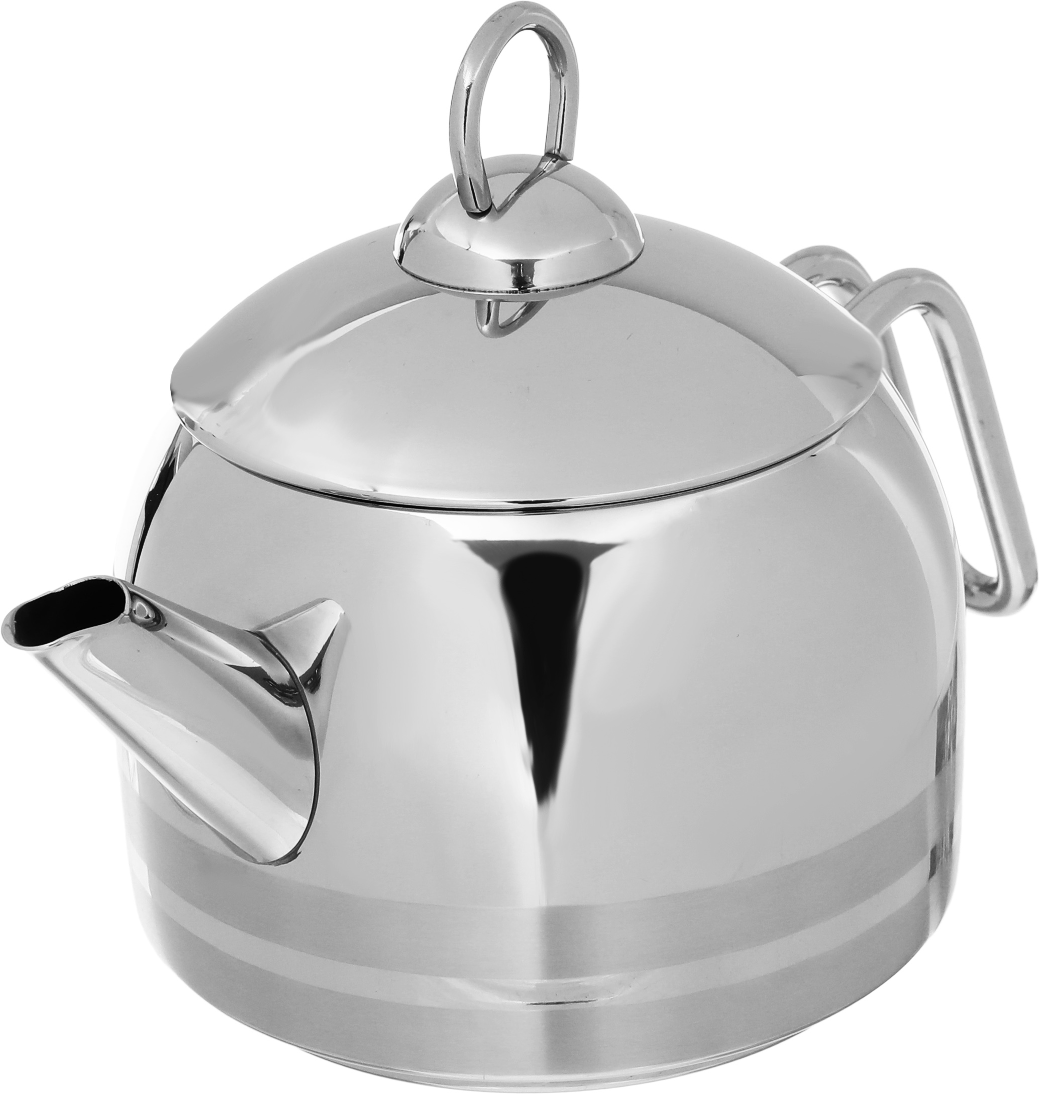 korkmaz Double Steel Turkish Tea Set, 1.3/3 Liter - Silver product image 4