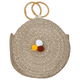Al Saif Gallery wicker bag, 40 x 40 cm - beige product image 1