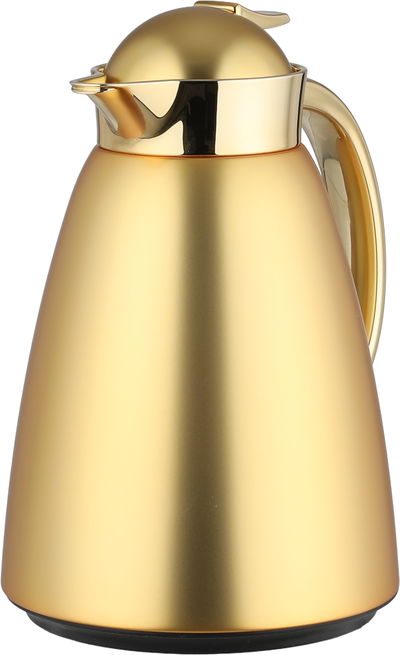 طقم ترامس سيف بلص، 0.7 / 1 لتر، خامة داخلية زجاج، غطاء ضغاط - ذهبي مطفي ولامع product image 4