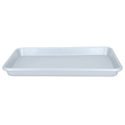 صينية ألمنيوم السيف غاليري، 33×24×3 سم، مستطيل - فضي product image 2