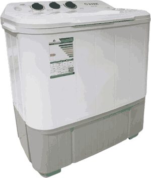 غسالة بمجفف ايكون، تحميل علوي، 5 كجم، حوضين، WMTT500 - ابيض product image