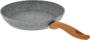 طقم قدور جرانيت فالز، 9 قطع، يد خشبي، بغطاء زجاج - رمادي فاتح product image 5