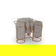 طقم شوربة بورسلان السيف غاليري، باستاند ذهبي، 15 قطعة - رخامي أبيض product image 1