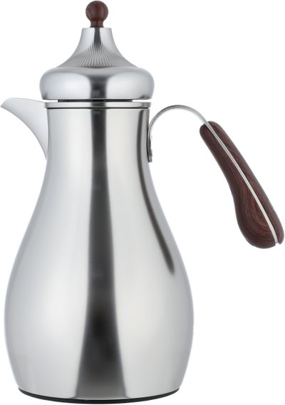 Al Saif Gallery Sama Thermos Set, 0.7/1 Liter, 2 Pieces, Inner Glass Container, Stainless Steel Outer Body - Silver product image 7