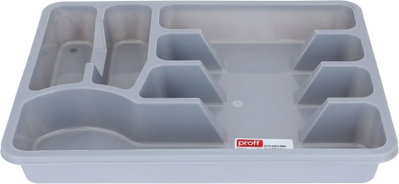 Proff plastic spoon and knife stand, 38 x 30 x 5 cm - gray product image 3