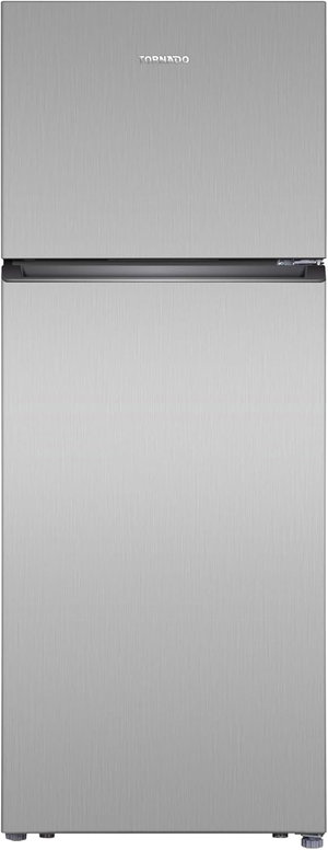ثلاجة نوفروست تورنيدو، 465 لتر، 16.4 قدم، 2 باب، فريزر علوي، RF-TCN465PT0GINS - فضي product image