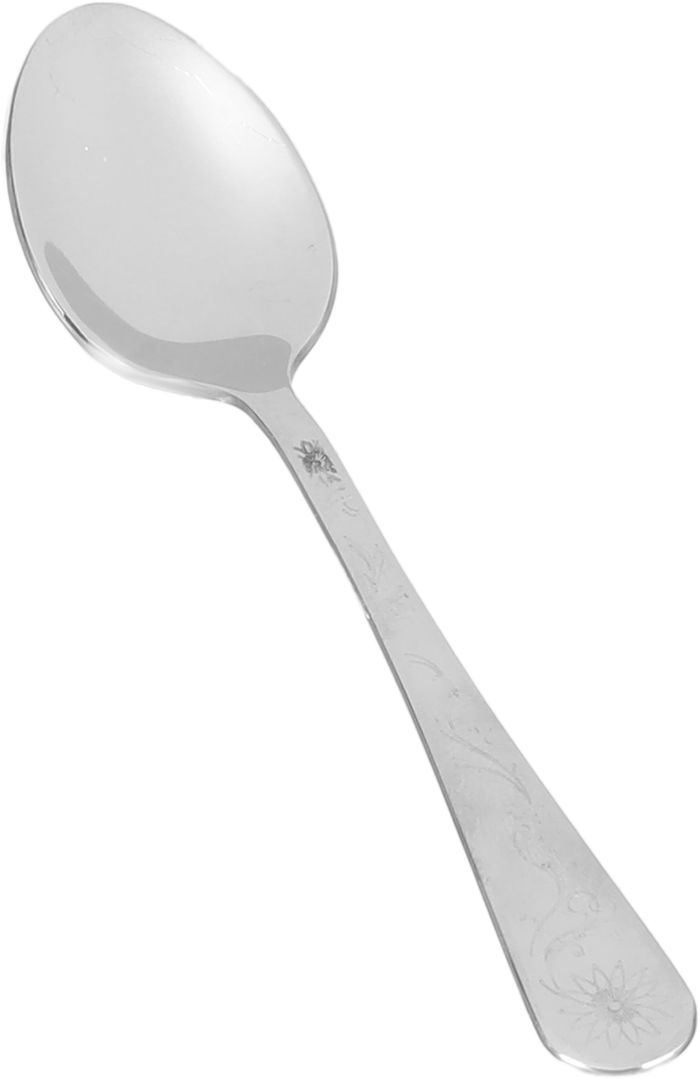 Al Saif Gallery Engraved Stainless Steel Dessert Spoon Set, 6 Pieces - Silver product image 2