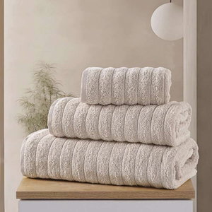 منشفة قطن، 1 قطعة،  170 × 90 سم - بيج product image