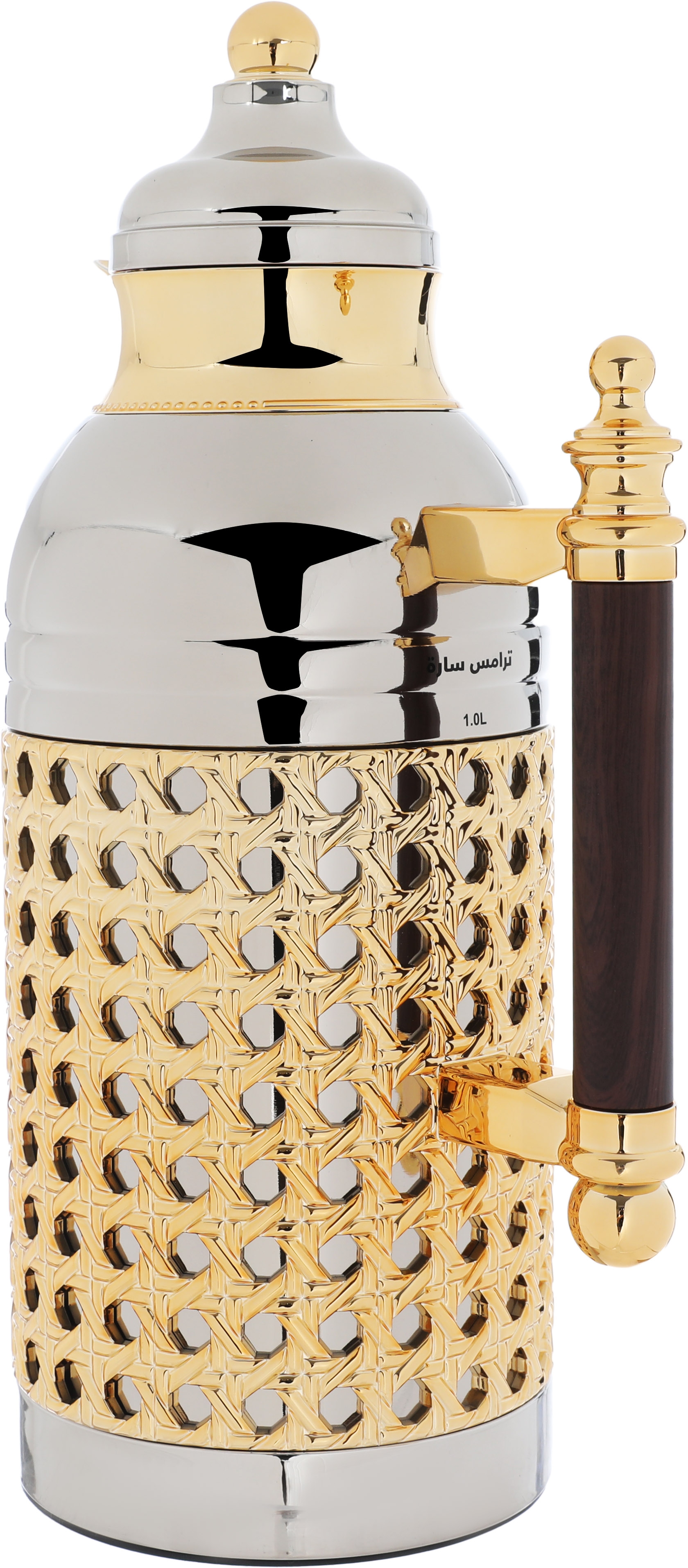 طقم ترامس سارة السيف غاليري، 1/1 لتر، حافظة داخلية زجاج حراري، هيكل خارجي استيل - ذهبي product image 9