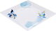 Al Saif Gallery Plastic Serving Tray, 29.5 x 29.5 x 2.5 cm, Square - White product image 2