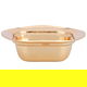 Noa Steel Al Saif Gallery Plate, Round - Gold product image 2