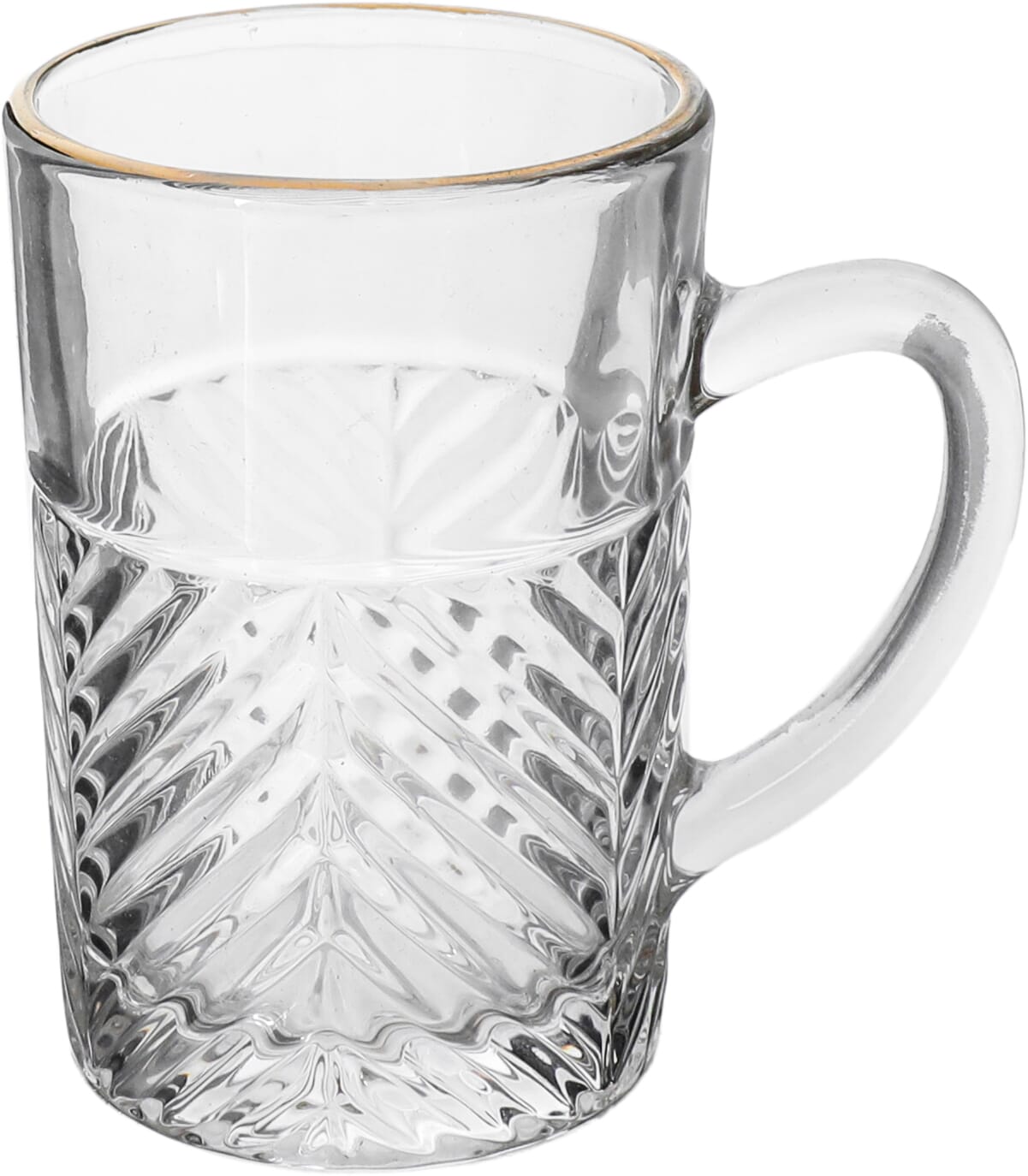 Max Glass Teapot Set, Gold Line, 6 Pieces - Clear product image 3