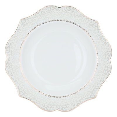 طقم سفرة بورسلان السيف غاليري فيكتوريا، 65 قطعة، ابيض ذهبي product image 10